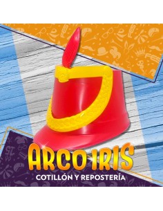 Sombrero Realista Plastico X 6 - Sin Pechera Patrio Gape 2