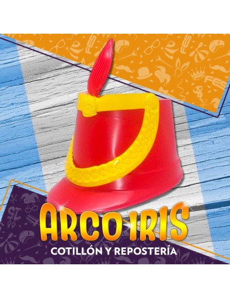 Sombrero Realista Plastico X 6 - Sin Pechera Patrio Gape