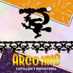 Guirnalda Brujas 23cm X 2m. Halloween Rondi