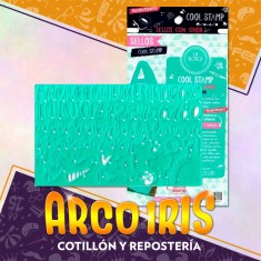 Cool Stamp Mini Unicorn Con Onda Xu - Sellos No Viene Mas La Botica