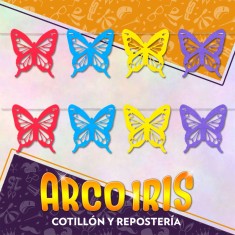 Guirnalda Mariposa Fiselina Xu - Varios Colores Primavera Rondi