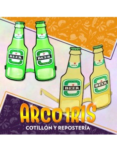 Anteojo Cerveza Botella Verde San Patricio