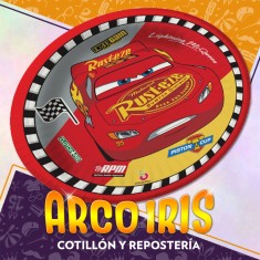 Cars Plato Carton X 8