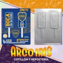 Boca Placas Paleta X 2 Moldes - Blister Pascua Equipos Futbol