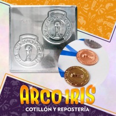 Placas Medalla Mundial X 10 - Argentina Mundial Gape