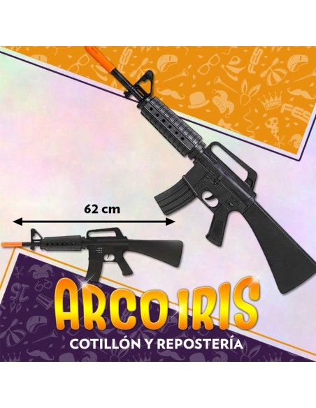 Ametralladora M16 Xu - Con Sonido 62 Cm Fusil De Guerra Party Store