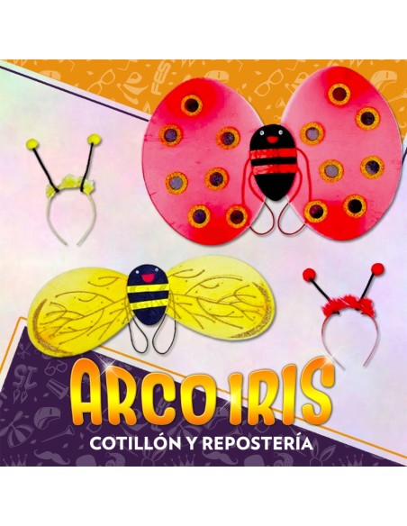 Ala Set Con Vincha Xu - Abeja Vaquita Primavera