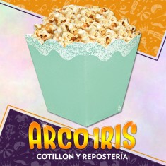 Caja Multiuso Verde Pastel X 6 - Fest Copack