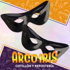 Antifaz Plastico Chino Negro X 12 - Gape