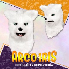 Animov Zorro Blanco Xu - Mascara Party Store