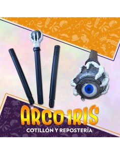 Baston Ojo Movil De La Muerte Xu - 3 Partes 90 Cm Halloween Party Store