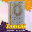 Pinche Metal Numero 0 Con Strass Xu - Party Store