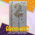 Pinche Metal Numero 2 Con Strass Xu - Party Store
