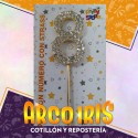 Pinche Metal Numero 8 Con Strass Xu - Party Store