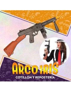 Ametralladora Gangster Xu - 50 Cm Con Sonido Party Store