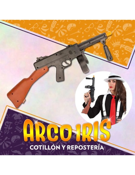 Ametralladora Gangster Xu - 50 Cm Con Sonido Party Store