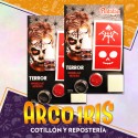 Kit Maquillaje Duo Halloween Terror + 2 Stencil + Sangre + Esponja