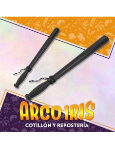 Baston Policia Negro 50 Cm Party Weapon Stasio