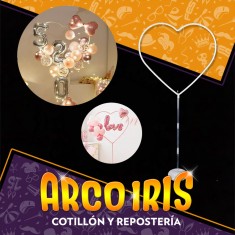 Base Soporte Con Arco 1.70 X 0.77 Mt Xu - Forma Corazon Valentin