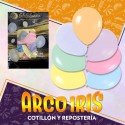 Globo Pastel 12 X 25 Surtido +10-5% Promo Por Cantidad Globolandia