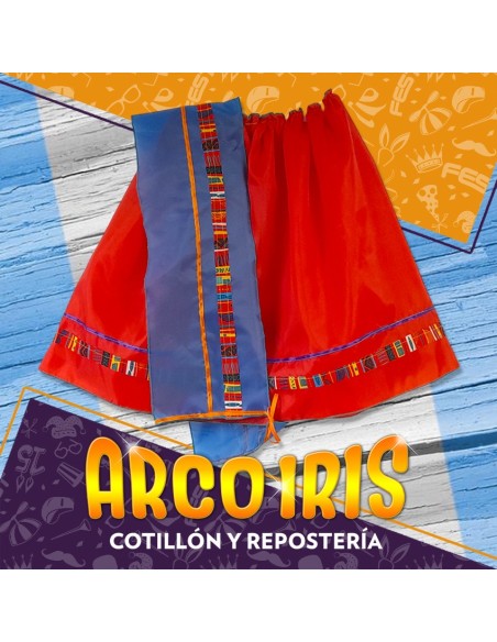 Vestimenta Coya Nena - Tela Pollera Banda Y Gorro Patrio