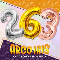 Mylar 16 Numero X 5 Sueltos +5-10% 40 Cm Metal Plata/dorado/rosa Gold Promo Por Cantidad Chino Cat2 Globo Metalisado Papel