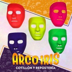 Careta Fluo Teatro Mujer Cristal Mediana Xu - Gape