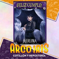 Merlina Afiche Feliz Cumpleanos Xu