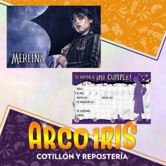 Merlina Invitacion X 10