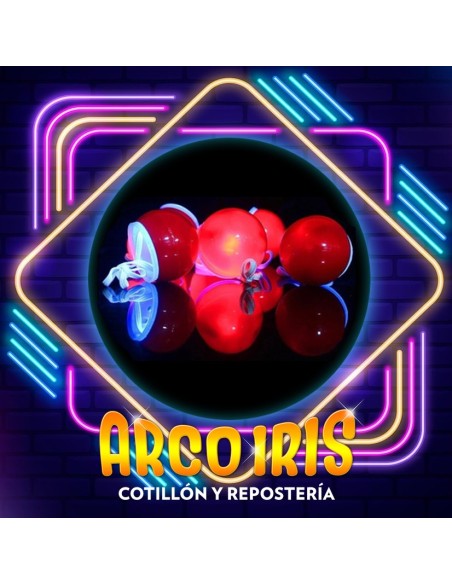 Luminoso Nariz Rigida X 12 - Payaso Redonda/labio/calabaza Acrilico Caja Flash Nose Kiss Led