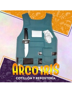 Pechera Militar Plastica X 6 - Sin Casco Gape 2