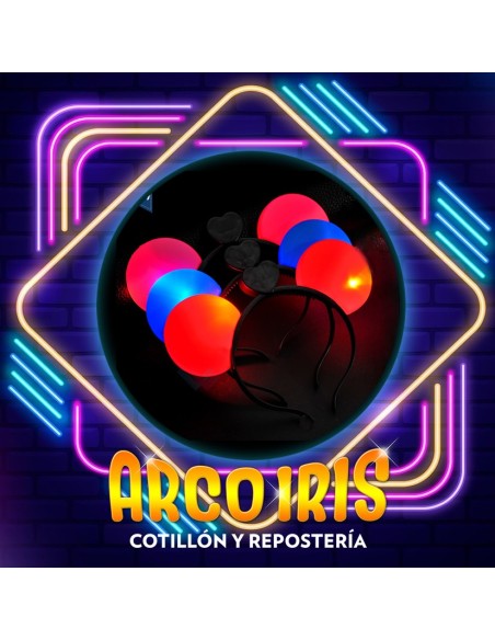 Luminoso Vincha Oreja Raton X 10 - Led