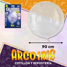 Burbuja Globo 90 Cm Xu - Blister Trasparente Party Store