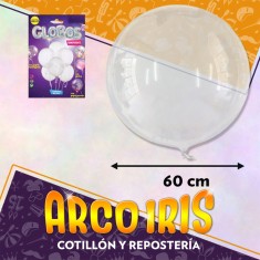 Burbuja Globo 60 Cm Xu - Blister Trasparente Party Store
