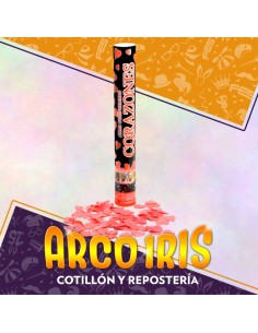 Canon 40 Cm Papel Corazon - Valentin Party Store Mym Otros Valentin