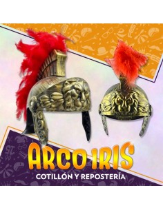 Casco Rigido Gladiador Con Visera Y Cresta Alfatrade