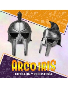 Casco Rigido Gladiador Xu - Con Visera Y Cresta Party Store