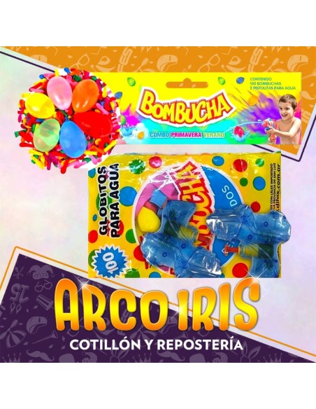 Bombitas Con 2 Pistolitas - Primavera Combo Con 100 Bombitas Bombucha De Carnaval Bombucha Perfumadas