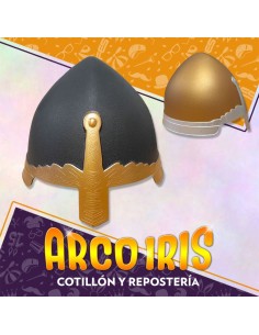 Casco Rigido Nordico Xu - Medieval Con Nariz 3 Colores Party Store