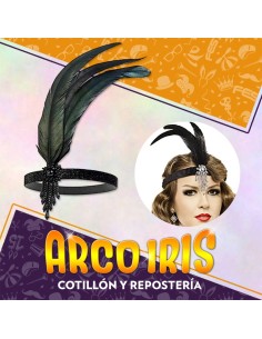 Vincha Charleston Lentejuela Con Foto Lujo