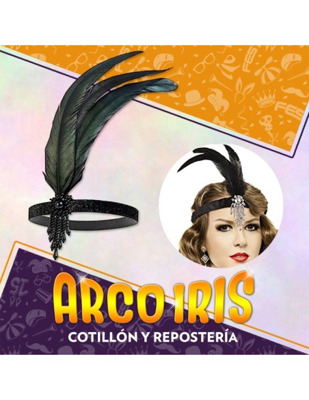 Vincha Charleston Lentejuela Con Foto Lujo