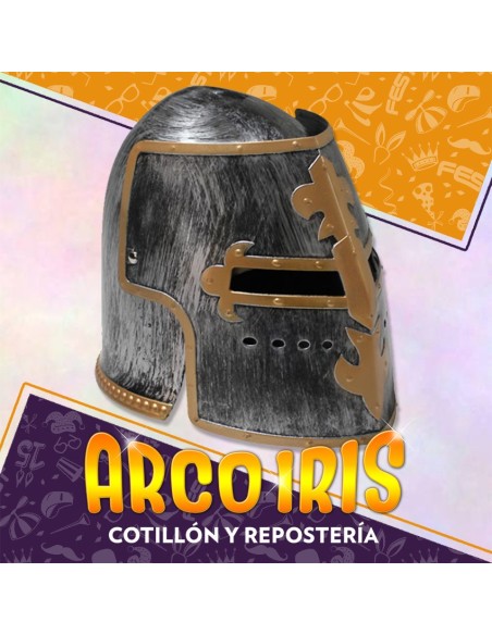 Casco Rigido Medieval Xu - Con Vicera Party Store