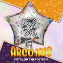 Mylar 10 Estrella Metal +10-10% Promo Por Cantidad Dorado/impreso/feliz Cumpleanos/feliz Dia/cristal Globo Metalizado Papel