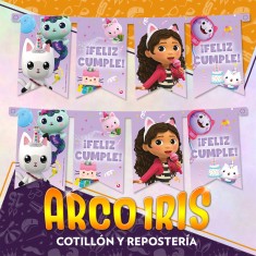 Gabby Banderin Feliz Cumpleanos Xu - Articulado