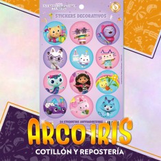 Gabby Stickers 2 X 12 - 24 Stickers Decorativos
