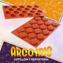 Silicona Molde Galleta A Cuadros X 18 - Rejilla