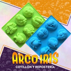 Silicona Molde Zodiaco Signos X 6-plancha-