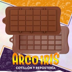 Silicona Molde Tableta Chocolate- 21 X 11 Cm