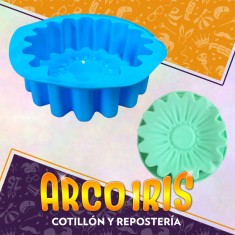 Silicona Molde Flor - Redondo