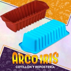 Silicona Molde Budin X 1 - 25 X 12 X 6 Cm